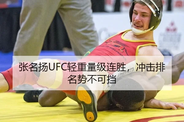 张名扬UFC轻重量级连胜，冲击排名势不可挡